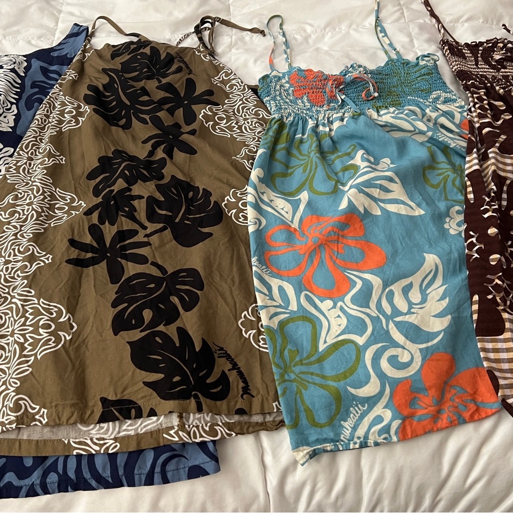 Lot of 4 Vintage Manuheal’i Dresses